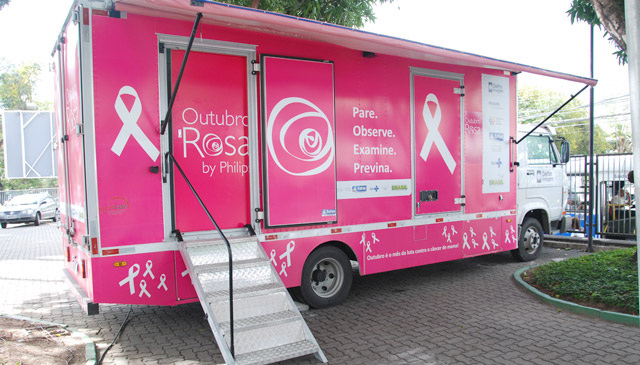 O Grupo Delfin está realizando mamografias gratuitas no Outubro Rosa