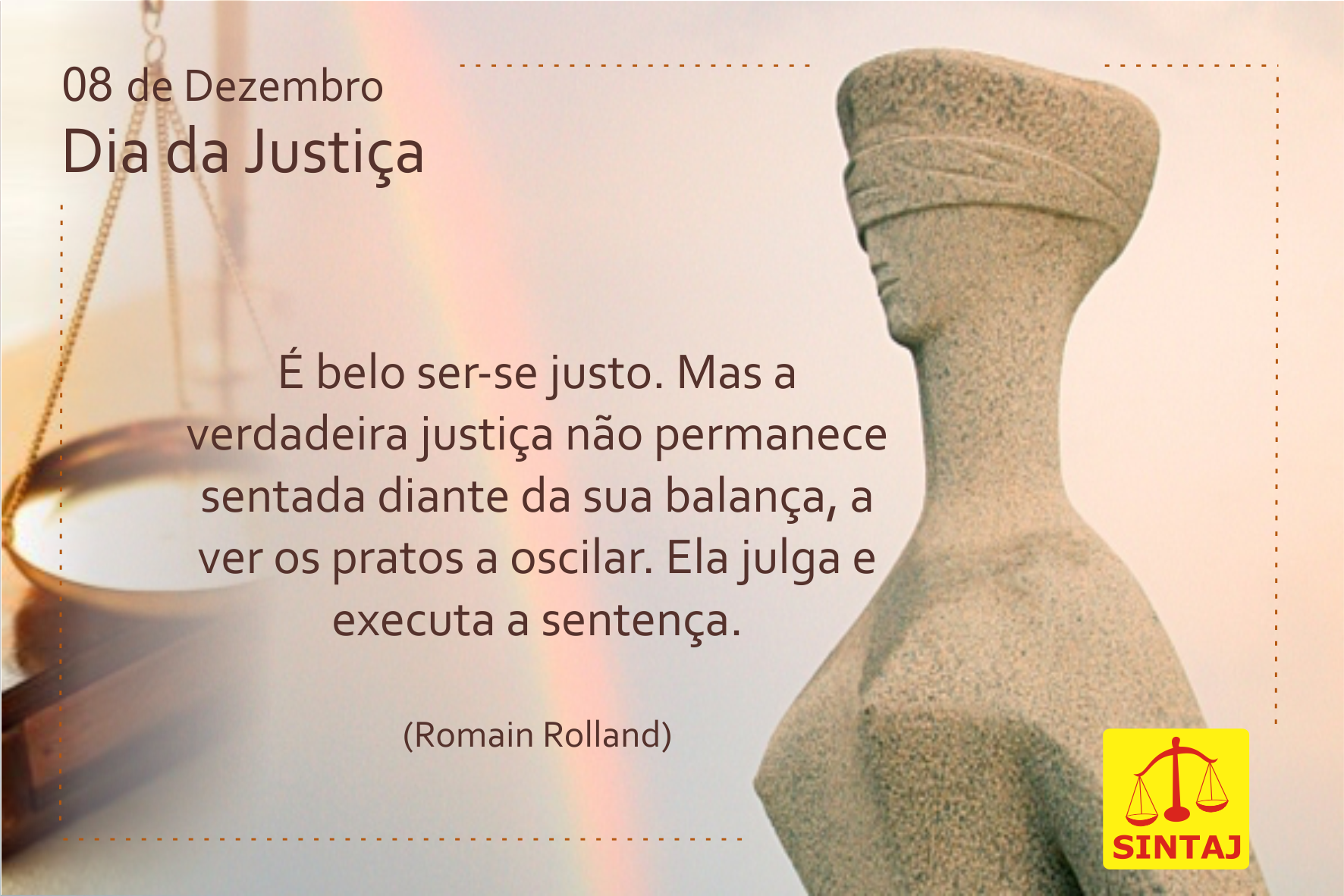08 de Dezembro – Dia da Justiça