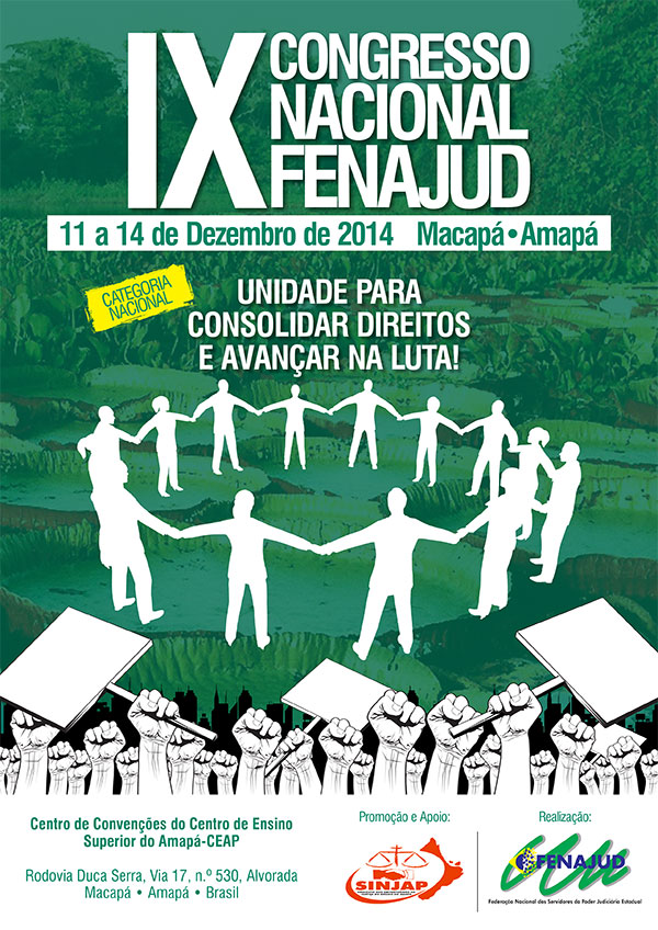 IX CONGRESSO DA FENAJUD – 11 a 14 de Dezembro de 2014 – Macapá . Amapá