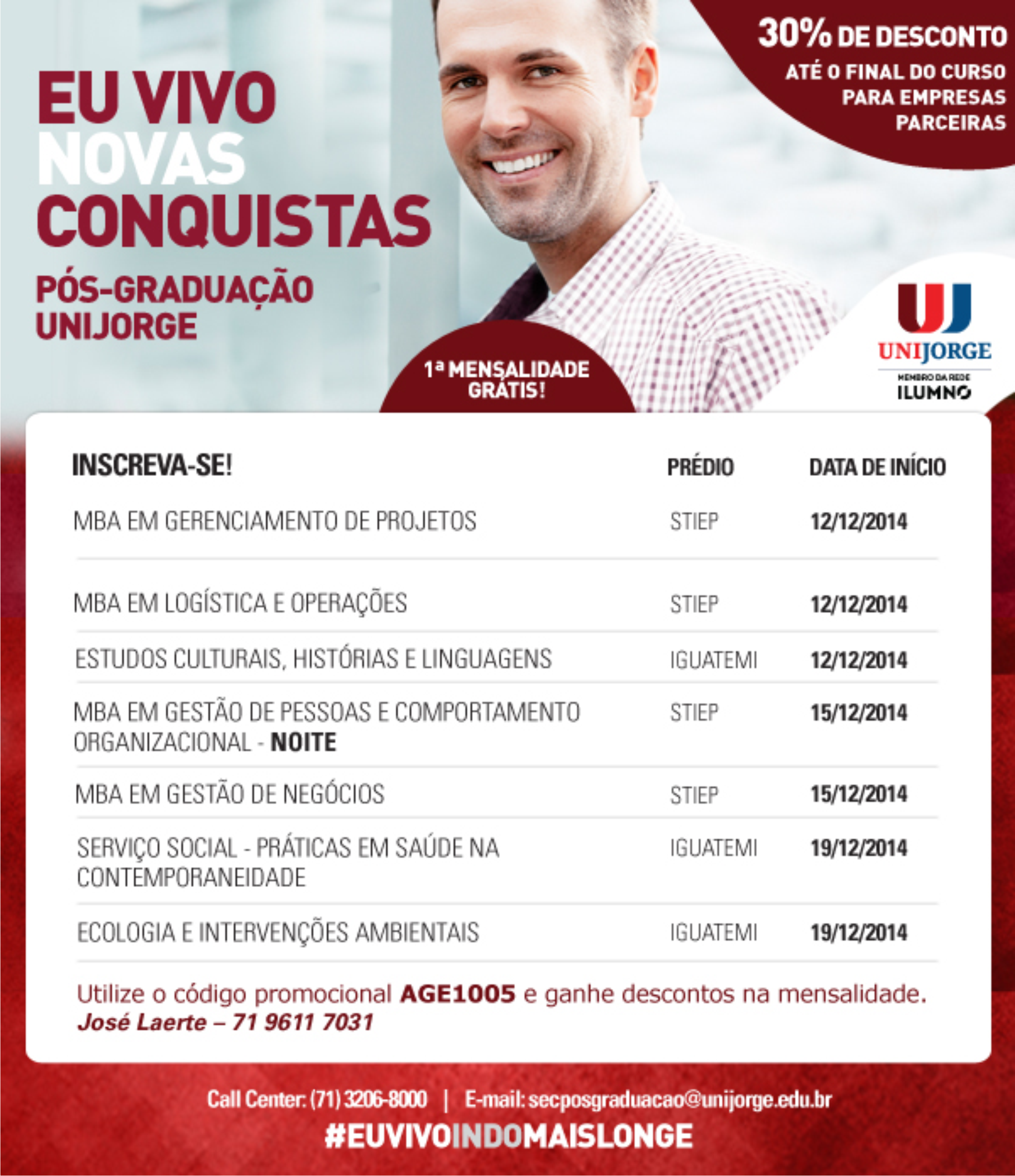 ÚLTIMA SEMANA PARA MATRICULA