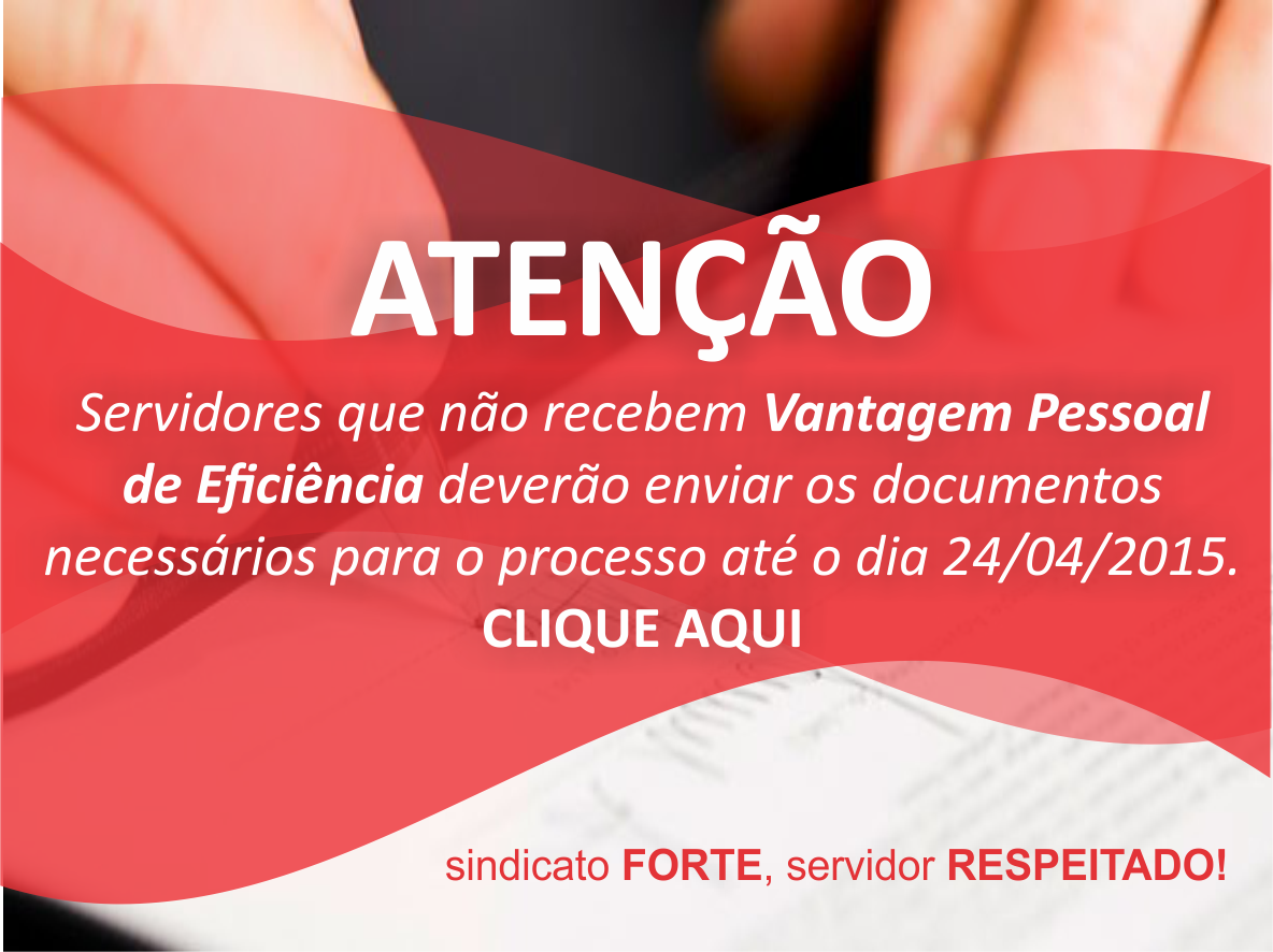 ATENÇÃO – Prazo para entrega dos documentos (VPE) se encerra dia 24/04