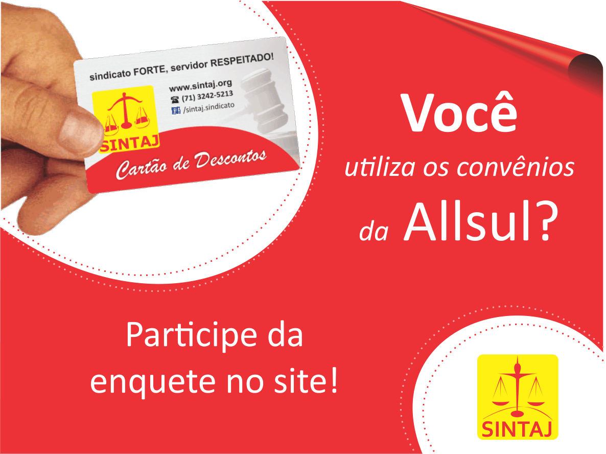 Participe da enquete do SINTAJ