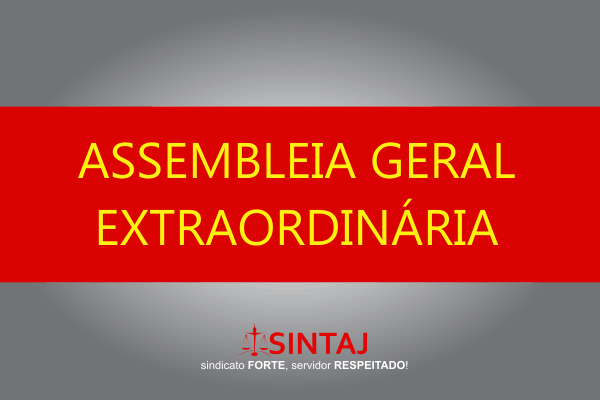 SINTAJ convoca servidores para assembleia na próxima terça (27)