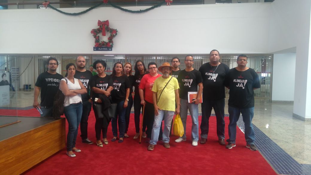 SINTAJ intensifica pressão para conseguir linear e tramitação de processo sobre disparidades salariais