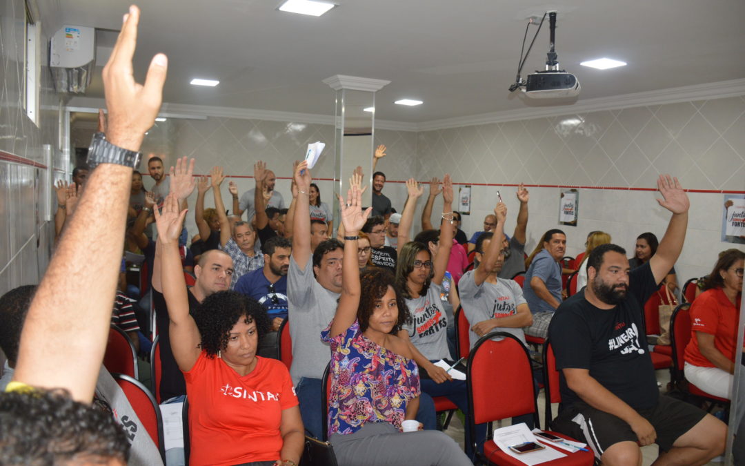 Trabalhadores aprovam contas do SINTAJ e debatem importância da contribuição sindical