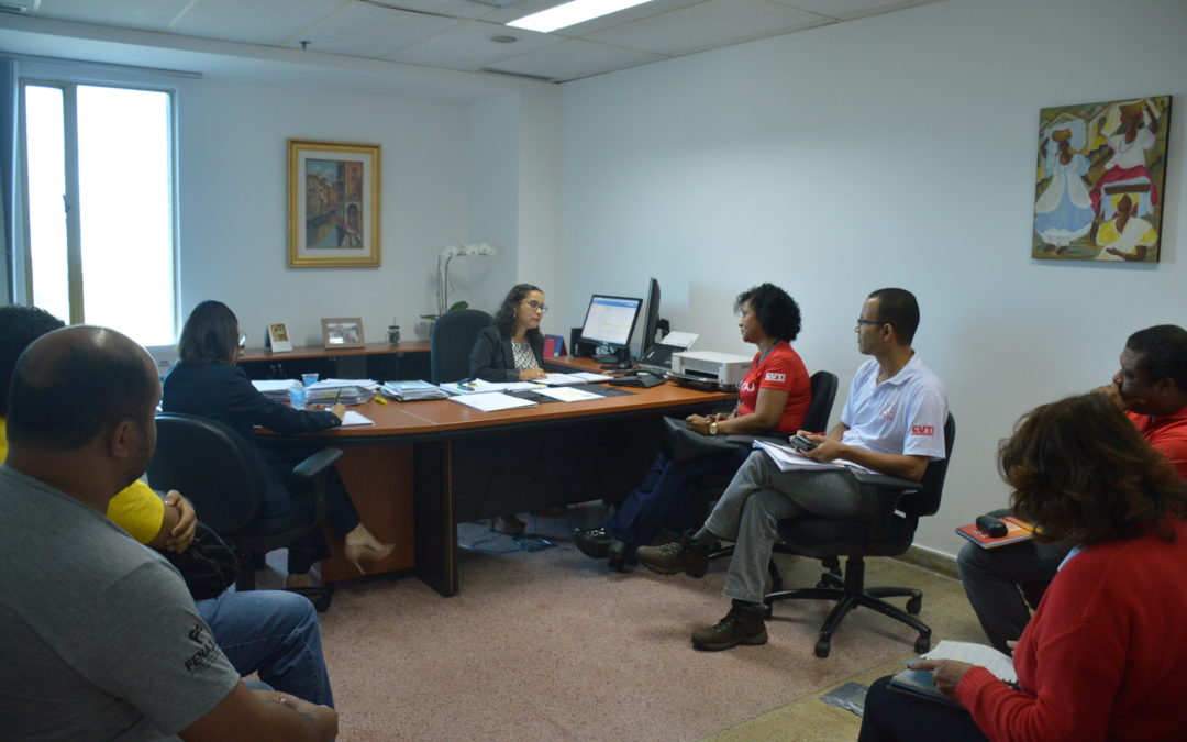 Coordenação do SINTAJ se reúne com administração do TJ-BA em segunda rodada de negociação da pauta