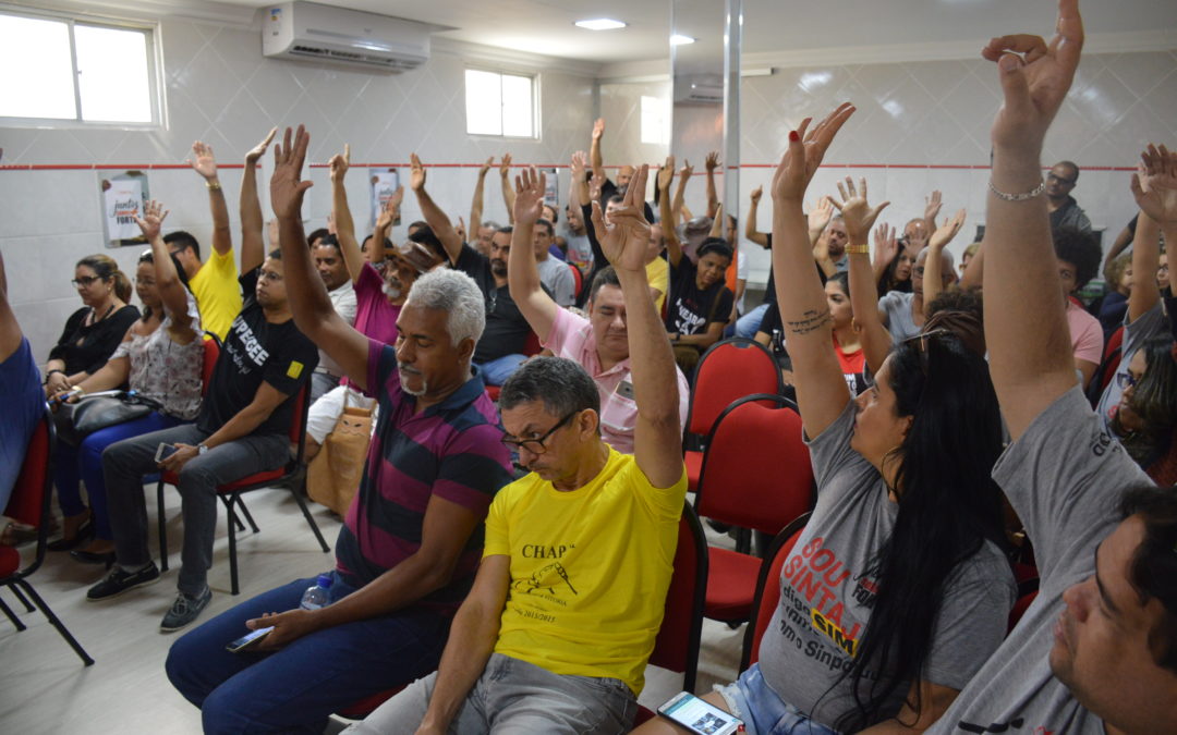 Trabalhadores decidem que 3% dos ganhos dos filiados em processos deverão ser destinados ao SINTAJ