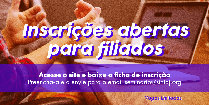 Seminário de formação sindical. Inscrições abertas para filiados